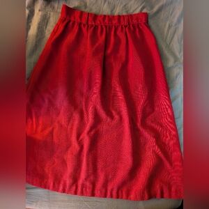 Vintage Red Skirt